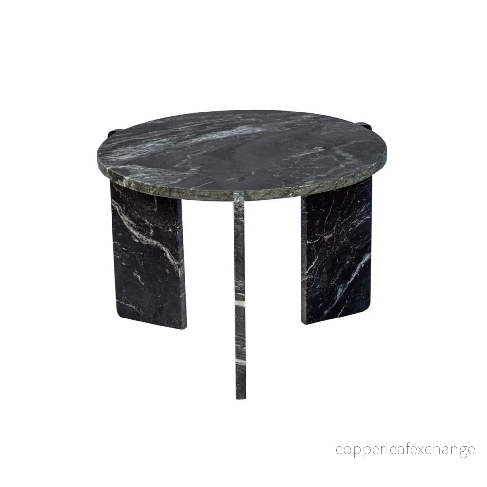 Soffbord Serwa, Svart Marmor Soffbord Serwa, Svart Marmor