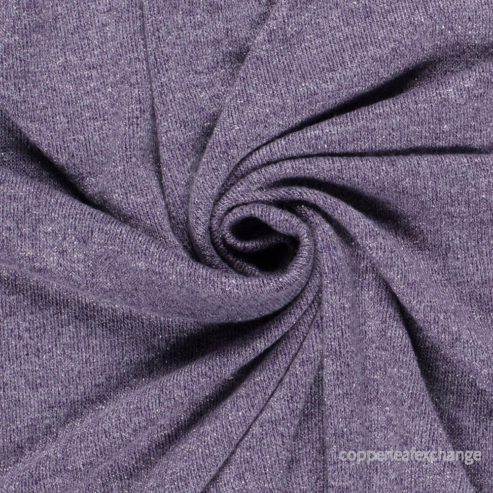 Heavy Knit Melange - Knit - Glitter - Purple