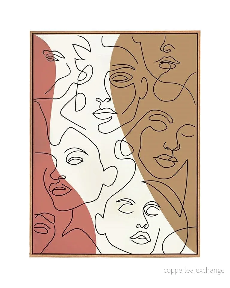 Tavla KARE DESIGN – FACCIA ARTE TRI COLORE, 90×120 cm Tavla KARE DESIGN – FACCIA ARTE TRI COLORE, 90×120 cm