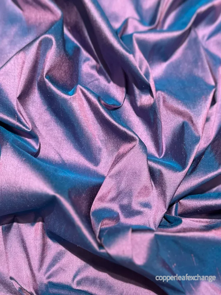 Thai silk – Structure – Blue – Purple – Nightfall