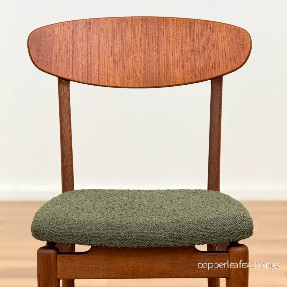 Set med 8 matstolar i teak från Skive Møbelfabrik, 1950-60-tal, Danmark - Bild 2