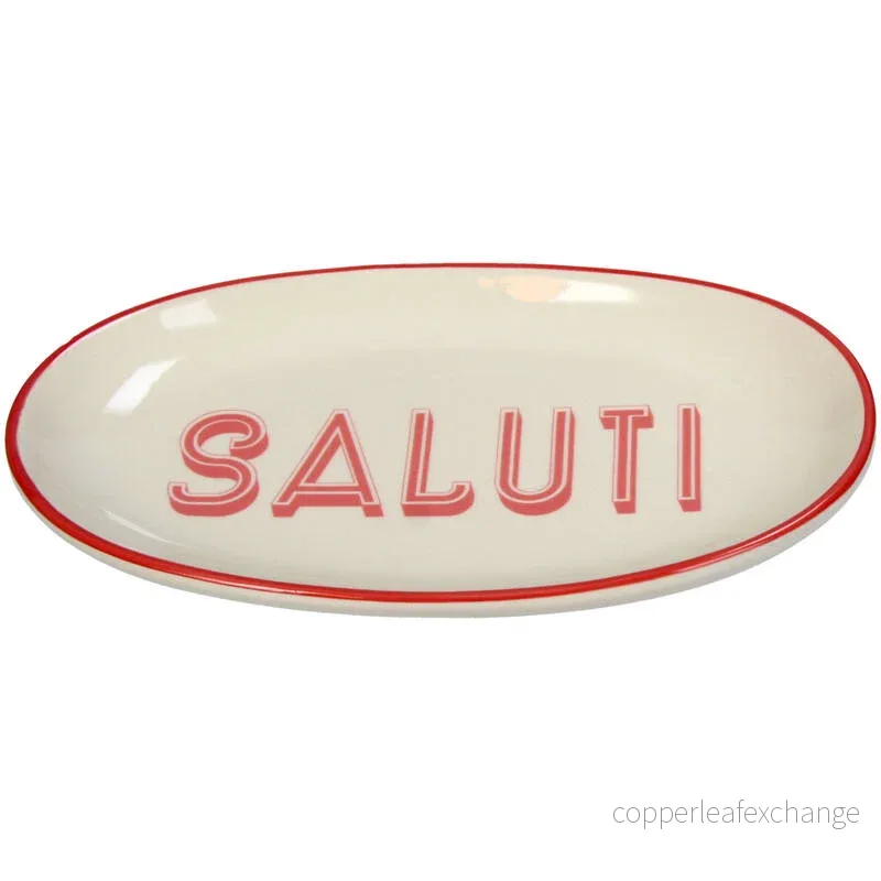 Assiett / fat ovalt SALUTI - Bild 3