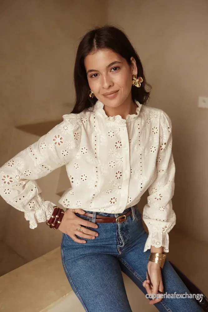 Spring Blouse Cremebeige S-XXXL - Bild 2