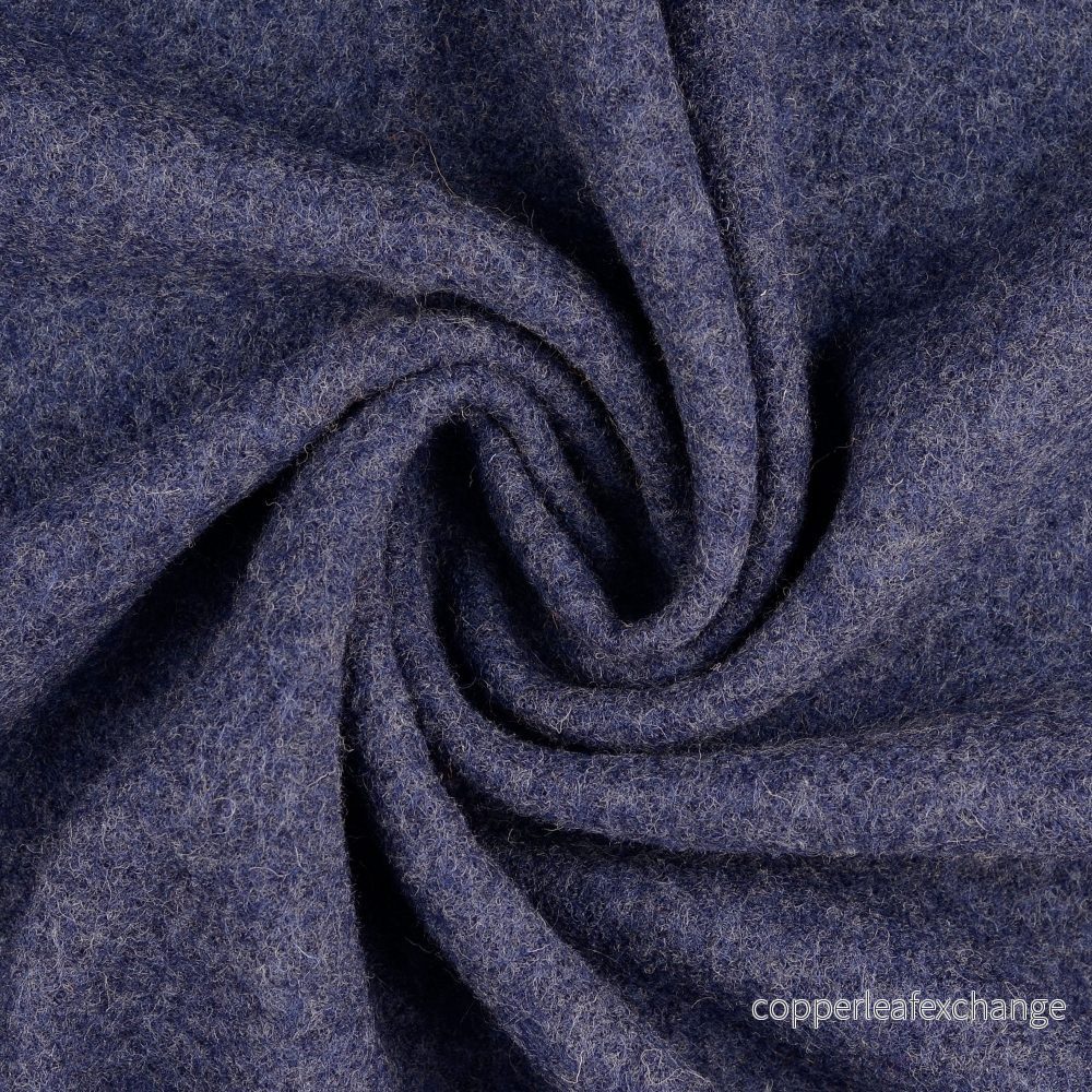 Boiled Wool – Walkloden – Melange – Navy – 5026 Boiled Wool – Walkloden – Melange – Navy – 5026