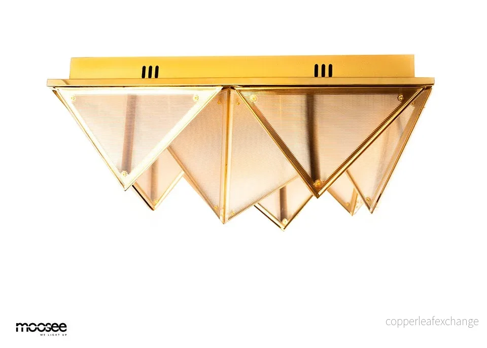 MOOSEE taklampa / plafond PYRAMIDS guld - Bild 2