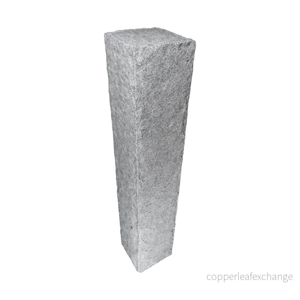 Granitstolpe Bergama Grå Rustik 2000x350x350 Granitstolpe Bergama Grå Rustik 2000x350x350