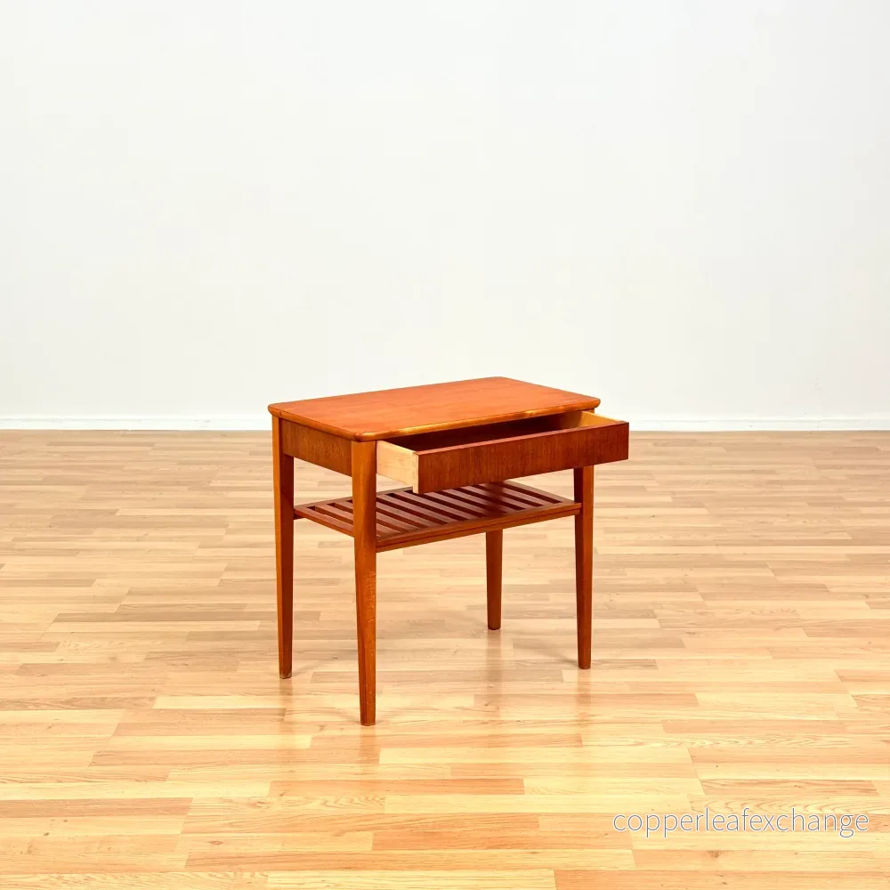 Svenskt teak sidobord av AB Lundberg & Söner - Bild 2