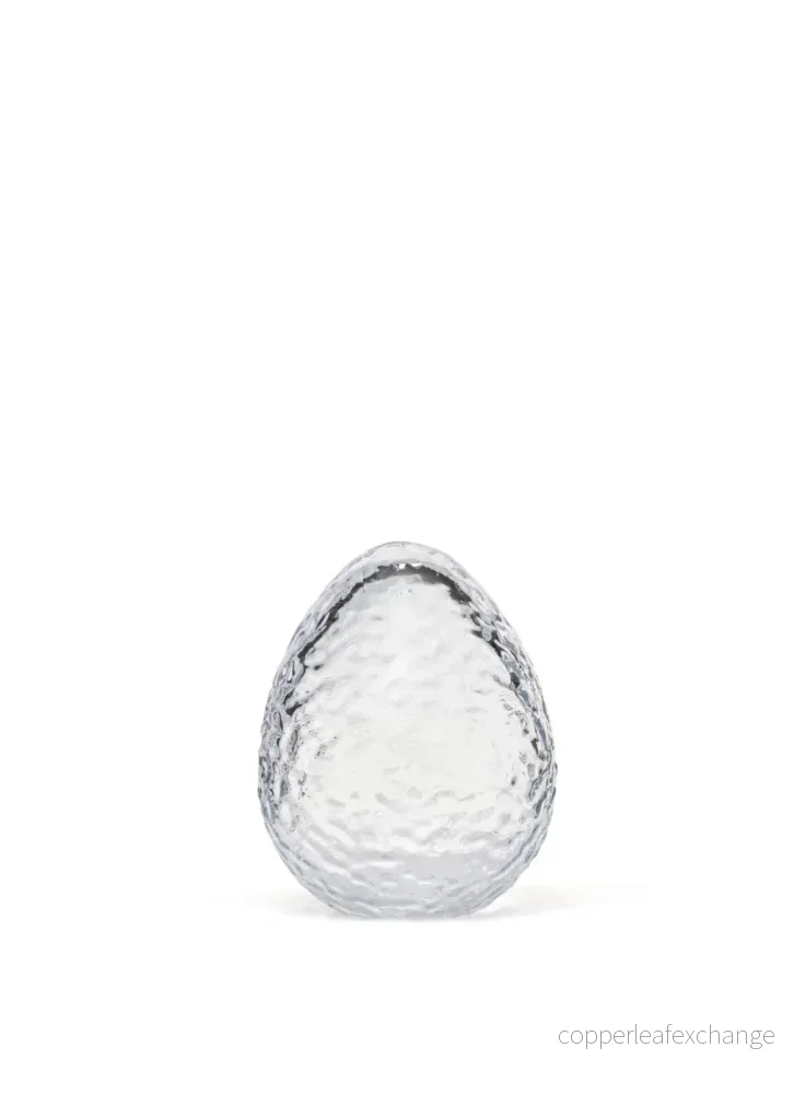 Gry påskägg i glas 12 cm