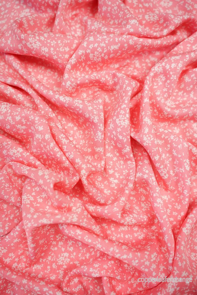 Viscose – Patterned – Flowers – Pink – 2647 Viscose – Patterned – Flowers – Pink – 2647