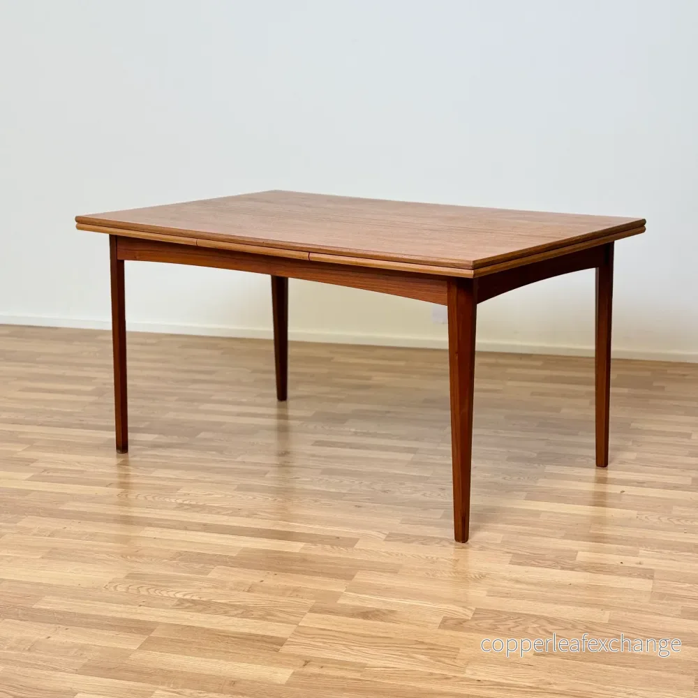 Matbord i teak och ek, 1950-60-tal, Danmark