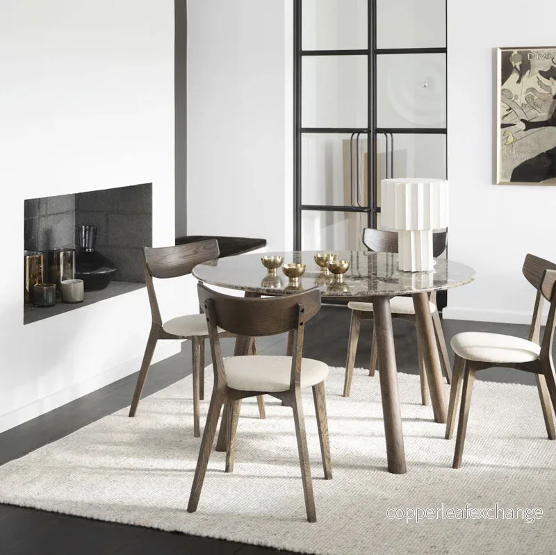 Stol Ami 2-pack, Brun / Beige - Bild 2