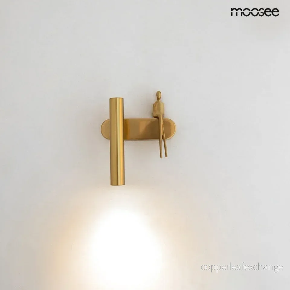 Vägglampa MOOSEE - BOY TUBE L, guld - Bild 3