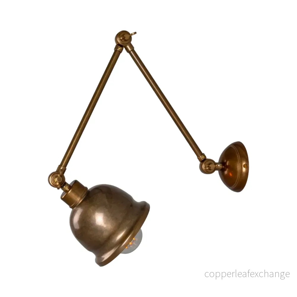 DALE - Vintage Adjustable Brass Picture Light - Bild 3
