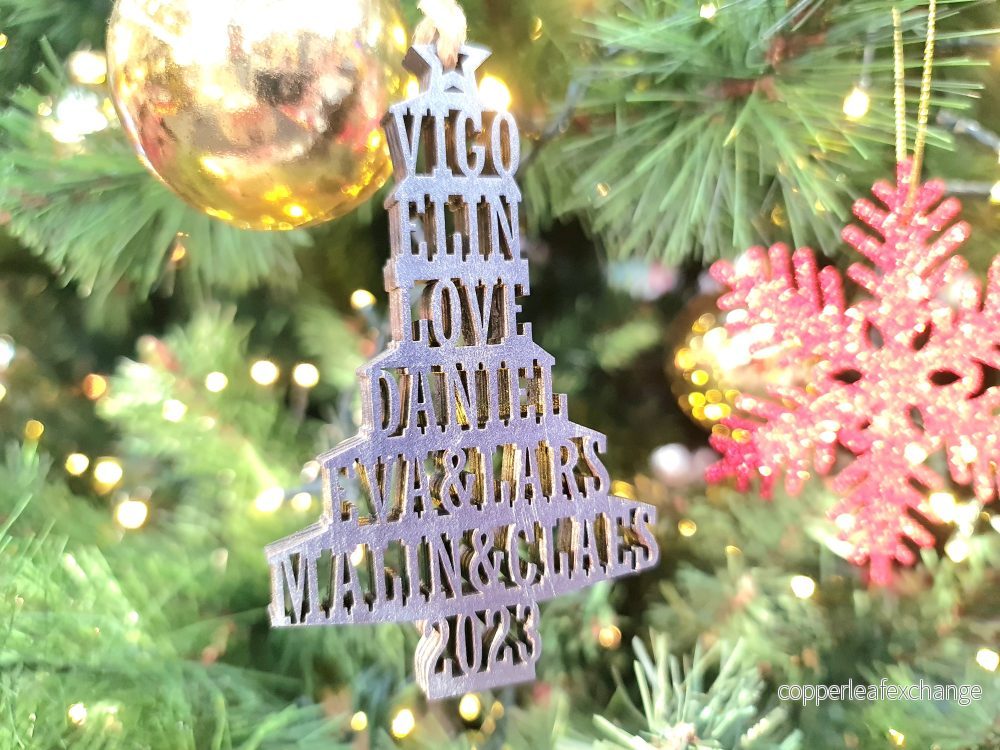 Personlig julgran med namn - Bild 3