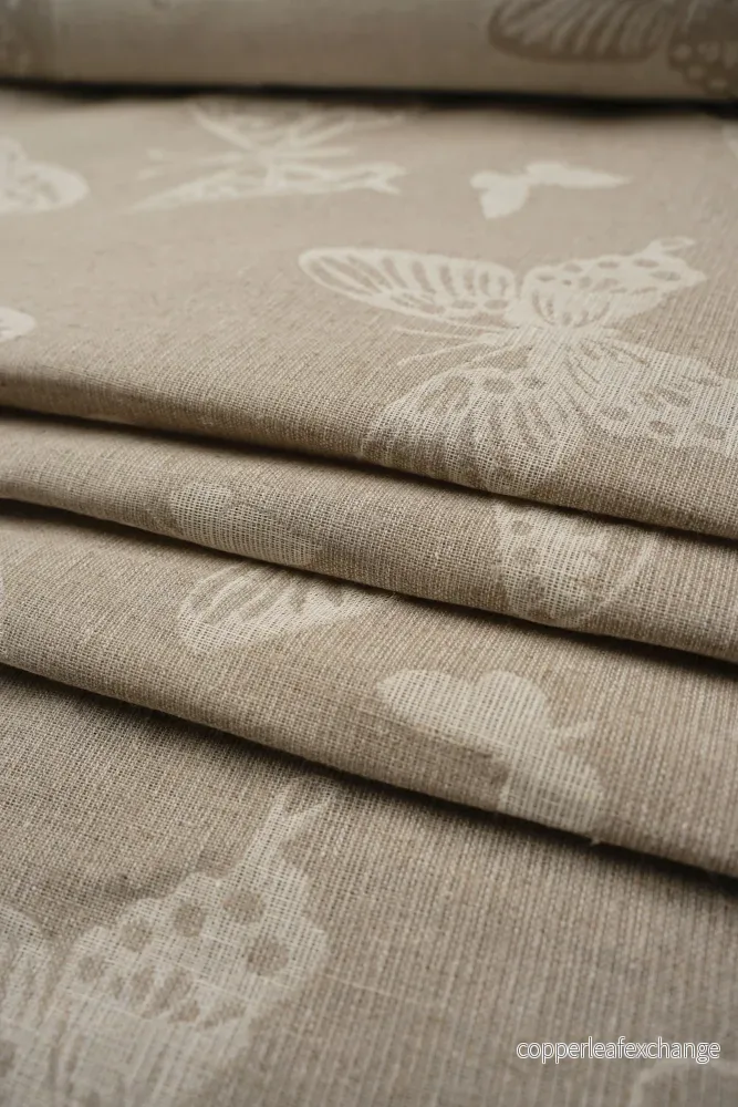 Deadstock – Interior – Linen – Butterflies – Nature – DI41 Deadstock – Interior – Linen – Butterflies – Nature – DI41
