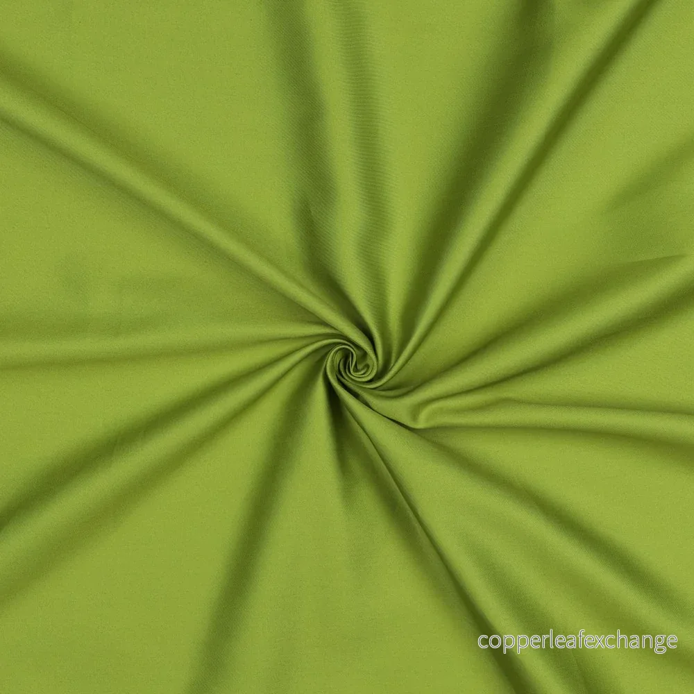 Cotton satin – Fine Luster, Soft – Green – 045