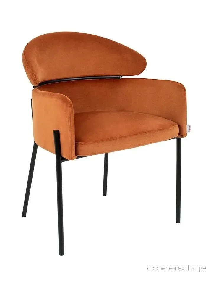 KARE stol ALEXIA Sammet orange