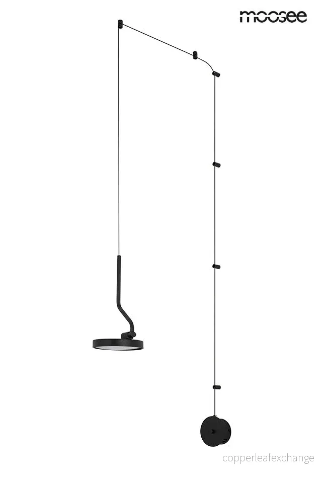 Vägglampa MOOSEE – FLAT, svart Vägglampa MOOSEE – FLAT, svart