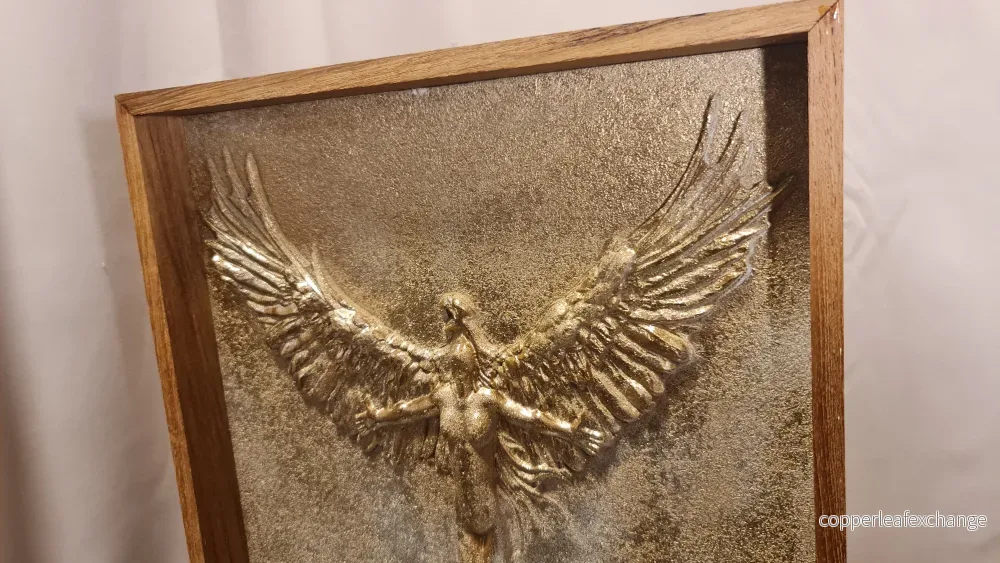 3D relief The eagle and the lady - Bild 2