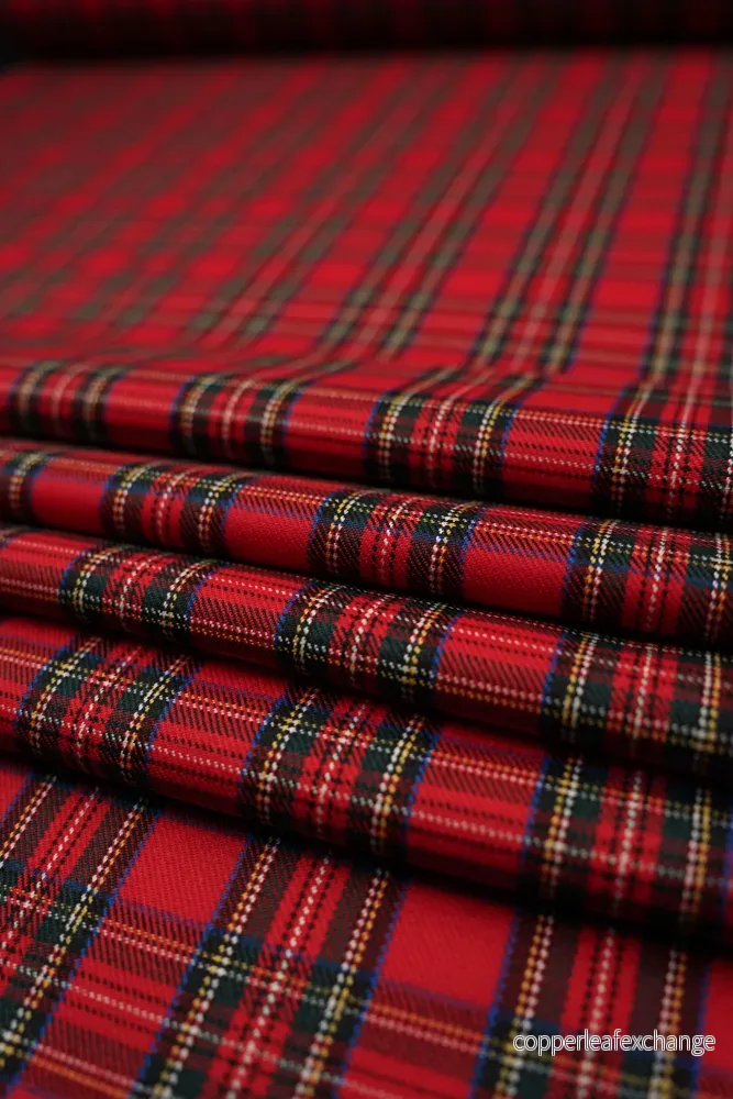Suit Wool – Italy – Check – Tartan – Red, Green – 39 Suit Wool – Italy – Check – Tartan – Red, Green – 39
