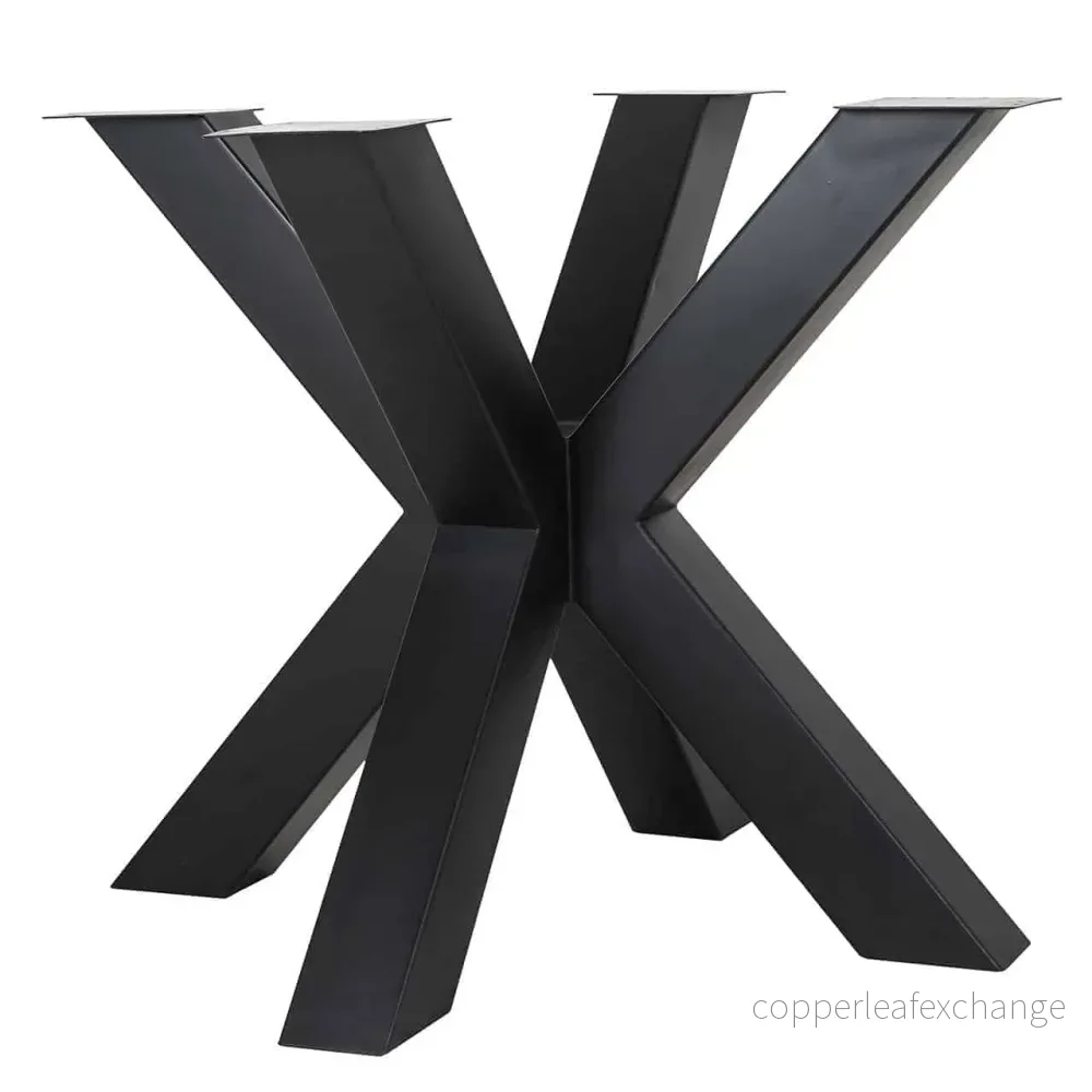 Fot Till Matbord X-leg Bodhi black - Bild 2