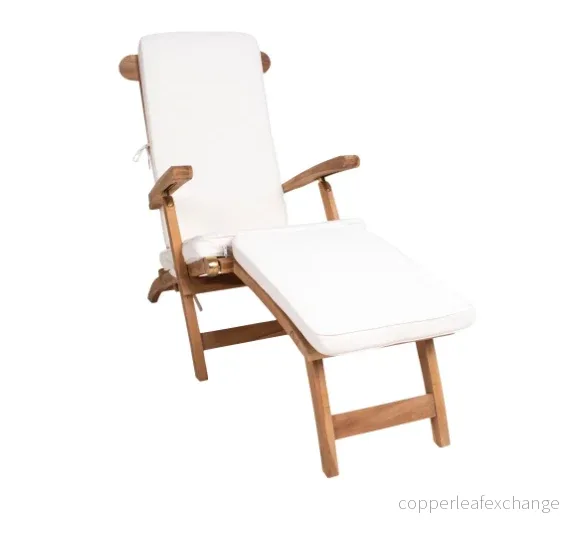 Dyna Sanur Däckstol Vit 197 cm - Bild 2