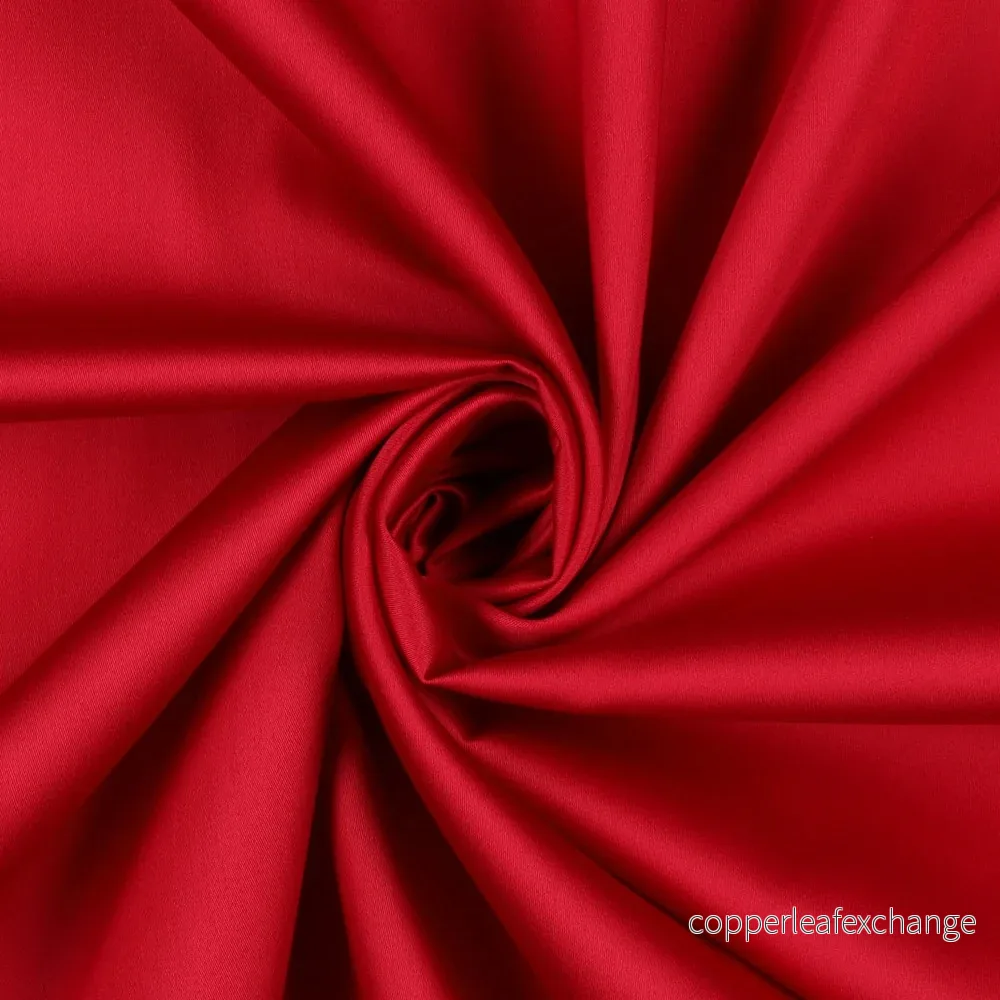 Cotton satin – Fine Luster, Soft – Cerise – 020
