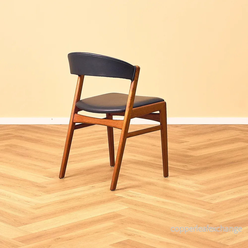 Swedish dining chairs in solid teak by DUX - Bild 3