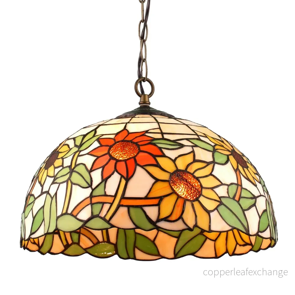 SOLROS Tiffany Taklampa. Diam 41cm - Bild 2