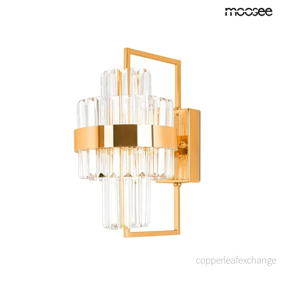 Vägglampa MOOSEE - IMPERO, guld