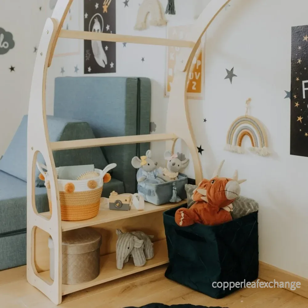Montessori lekställning/leksakshylla för barn - Bild 3
