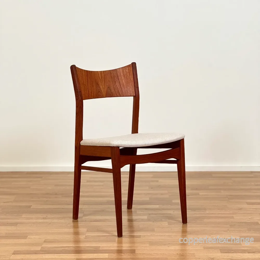 Svenskt set med 6 matstolar "Ole" i teak från IKEA - Bild 2