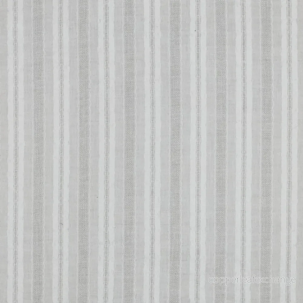 Cotton – Lace embroidery – Stripes – White – 54.001