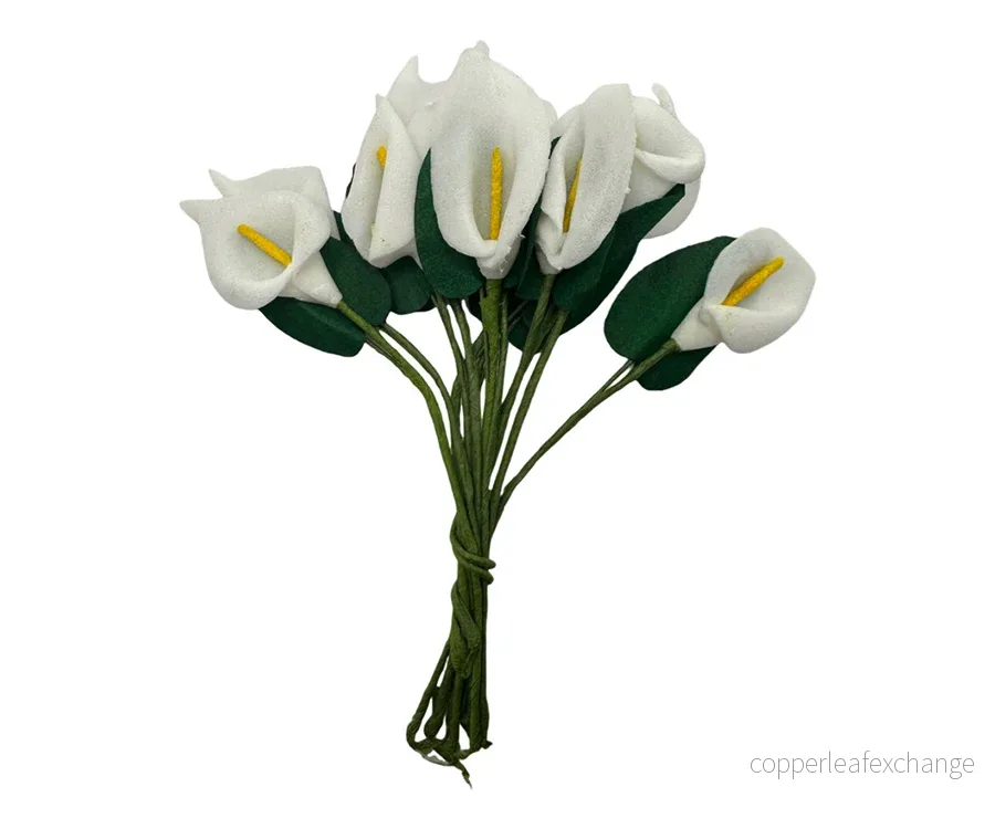 Miniatyr – Blombukett med vita blommor, dekoration till dockhus Miniatyr – Blombukett med vita blommor, dekoration till dockhus
