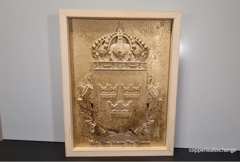3D relief tavla, väggdekoration som visar Svenska polisens emblem 3D relief tavla, väggdekoration som visar Svenska polisens emblem