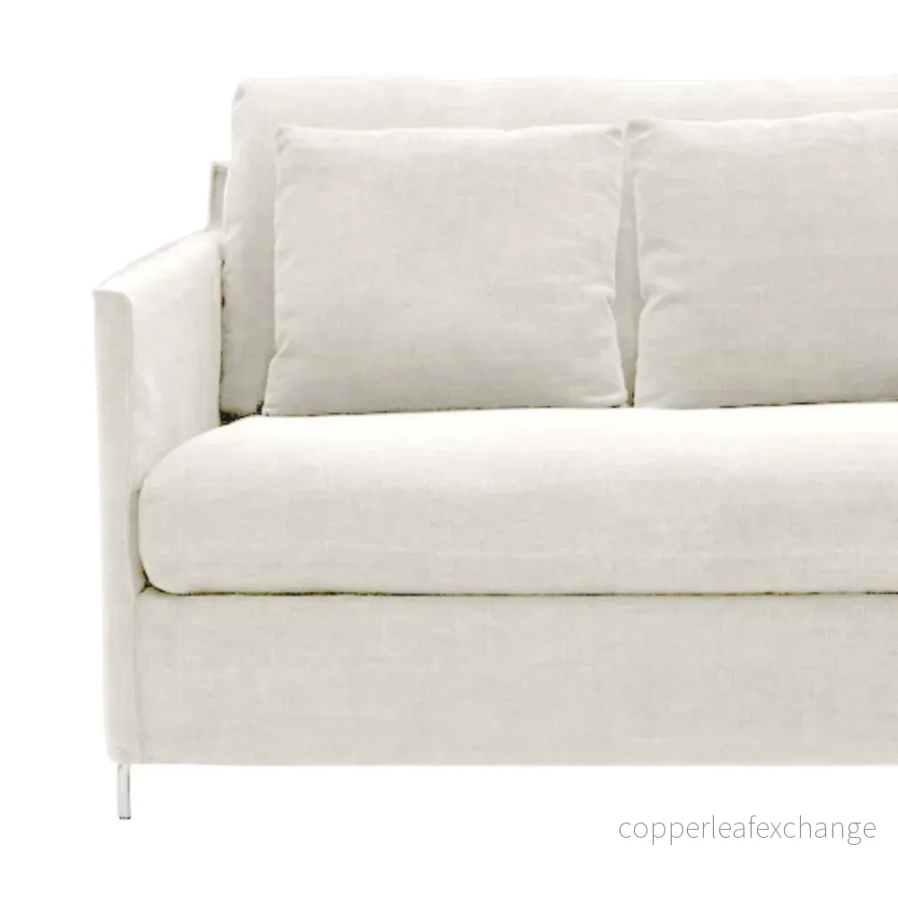 Soffa Petito 1,5-sits, Tristan Snow White - Bild 2