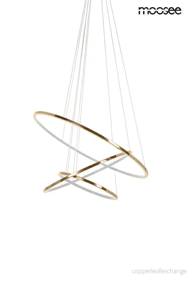 Taklampa MOOSEE - RING SLIM S, guld - Bild 2