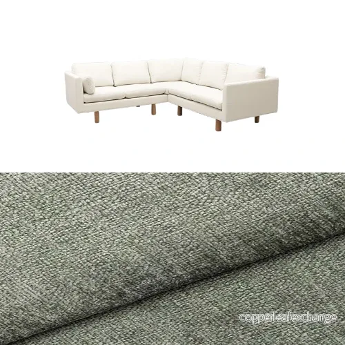 Klädsel till soffa Samsö hörnsoffa 5 sits Tyg Lemma Chenille - Bild 2