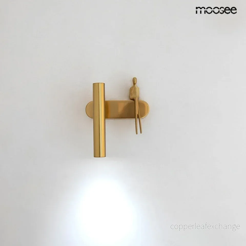 Vägglampa MOOSEE - BOY TUBE L, guld - Bild 2