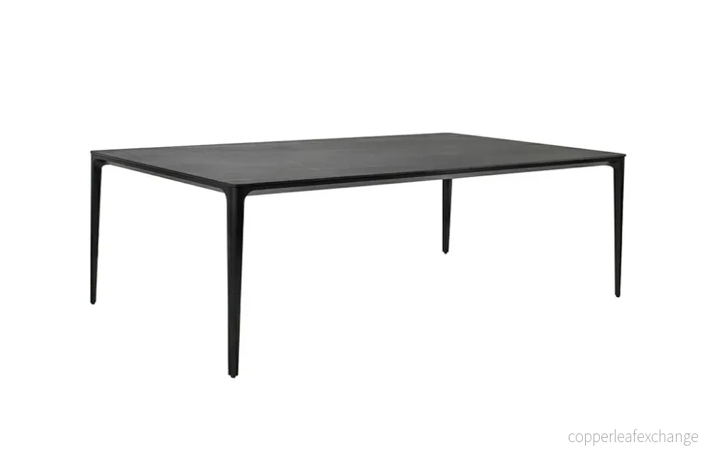 Matbord – SLIM 200, svart Matbord – SLIM 200, svart