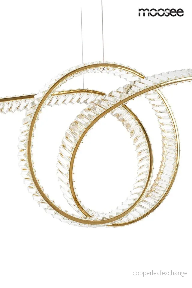 Taklampa MOOSEE - WAVE 120, guld - Bild 3