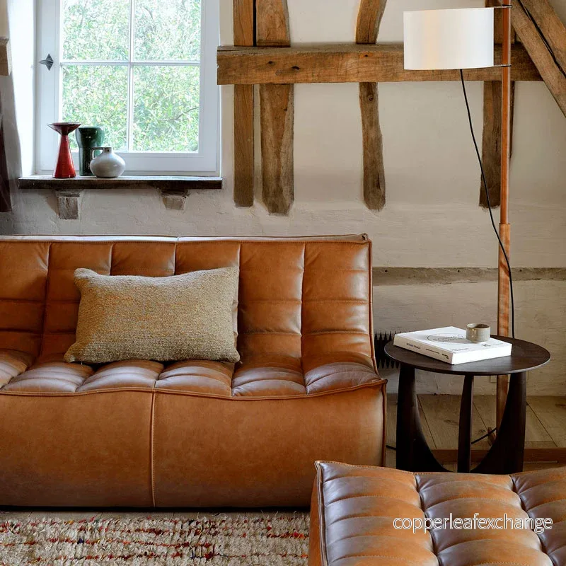Soffa N701 3-sits, Old Saddle - Bild 2
