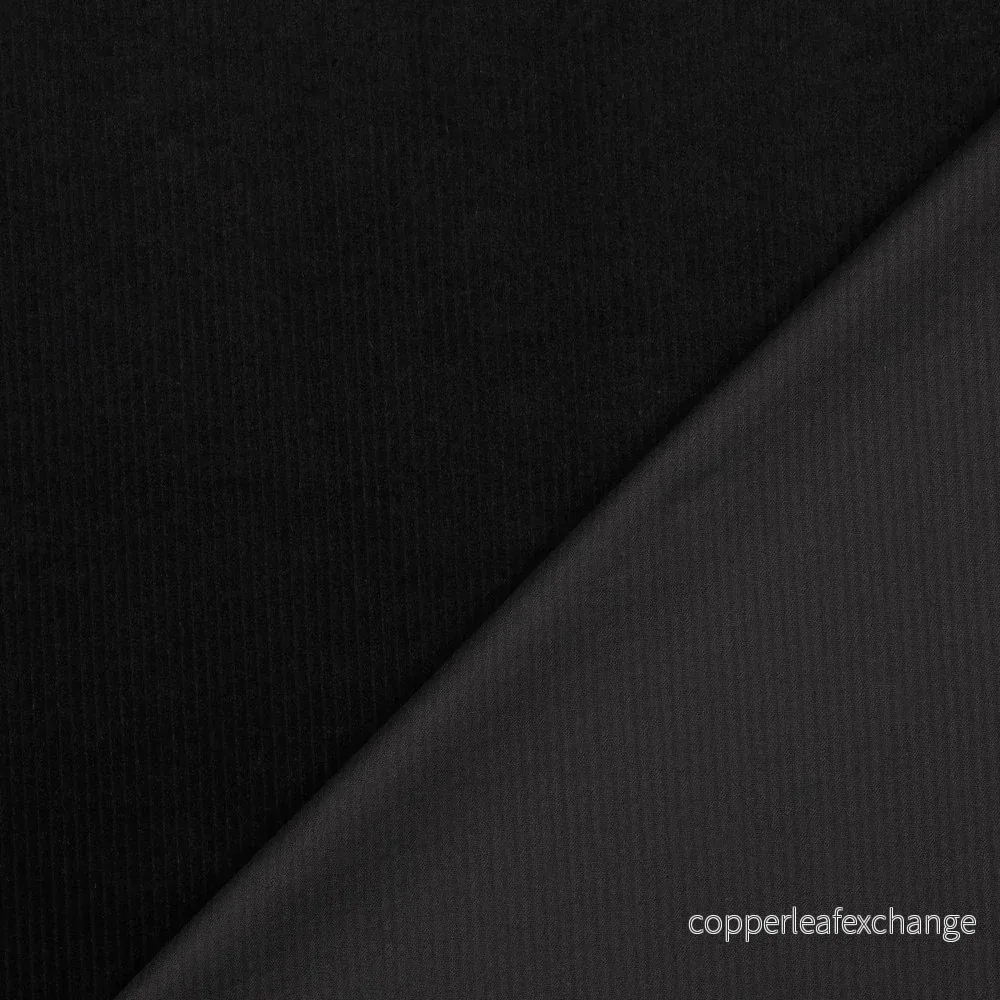 Manchester - Stretch - Washed Corduroy - Black - 001 - Bild 3