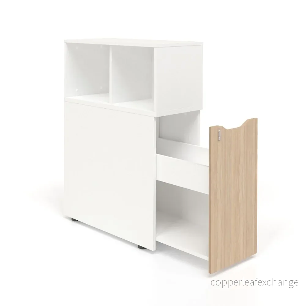 Skåp Boxi m utdragbar hyllsektion, låsbart, H1090xB800xD360 Skåp Boxi m utdragbar hyllsektion, låsbart, H1090xB800xD360