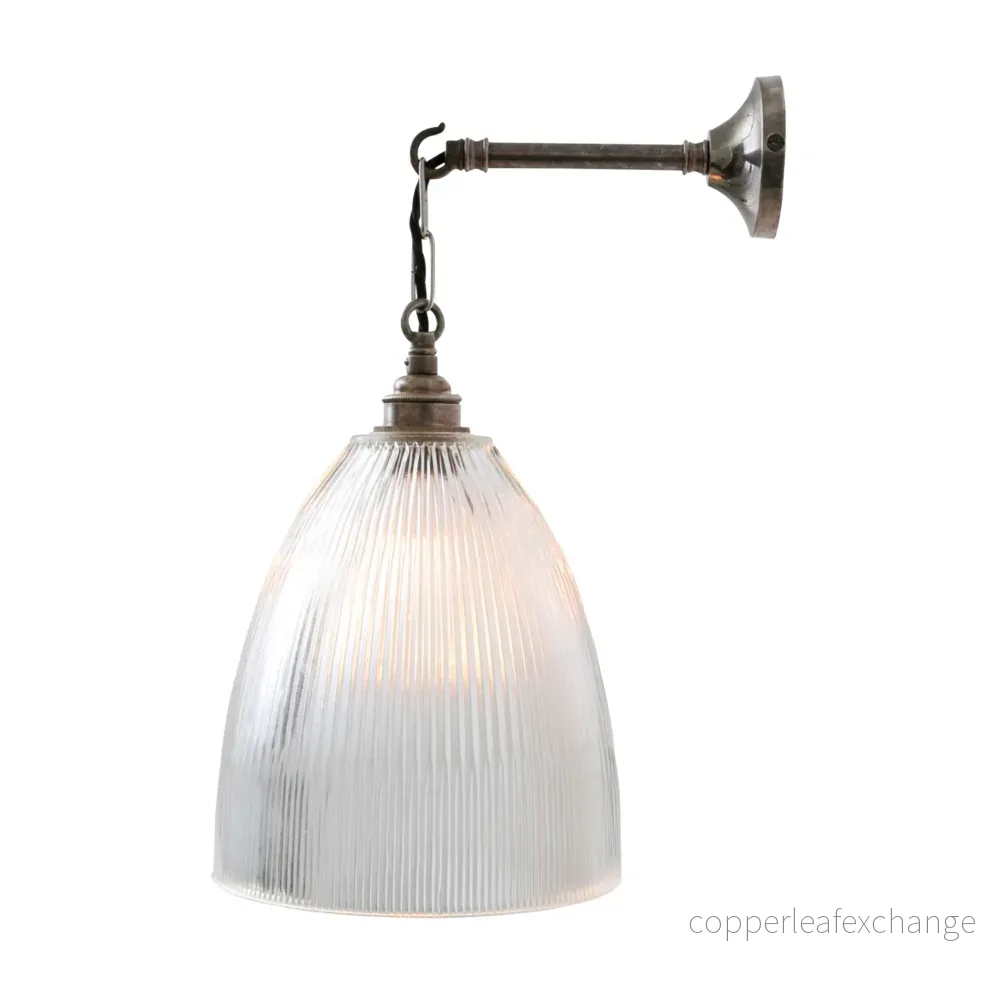 FEND - Vintage Prismatic Glass Wall Light 38cm