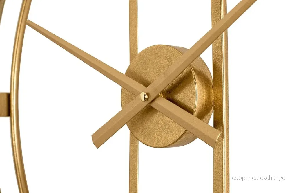 Väggklocka KARE DESIGN - CLIP GOLD, 60 cm - Bild 3