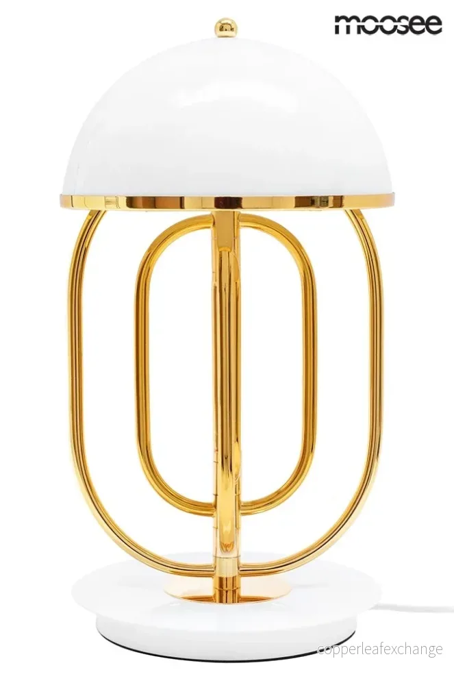 Bordslampa MOOSEE - BOTTEGA, vit/guld - Bild 2