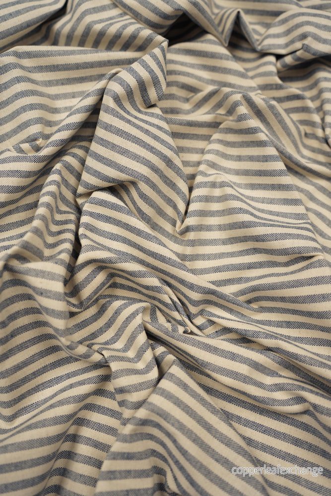 Patterned - Curtain - Furnishing - 280 cm wide - Striped - Blue, natural - Marino - Fg.8 - Bild 2