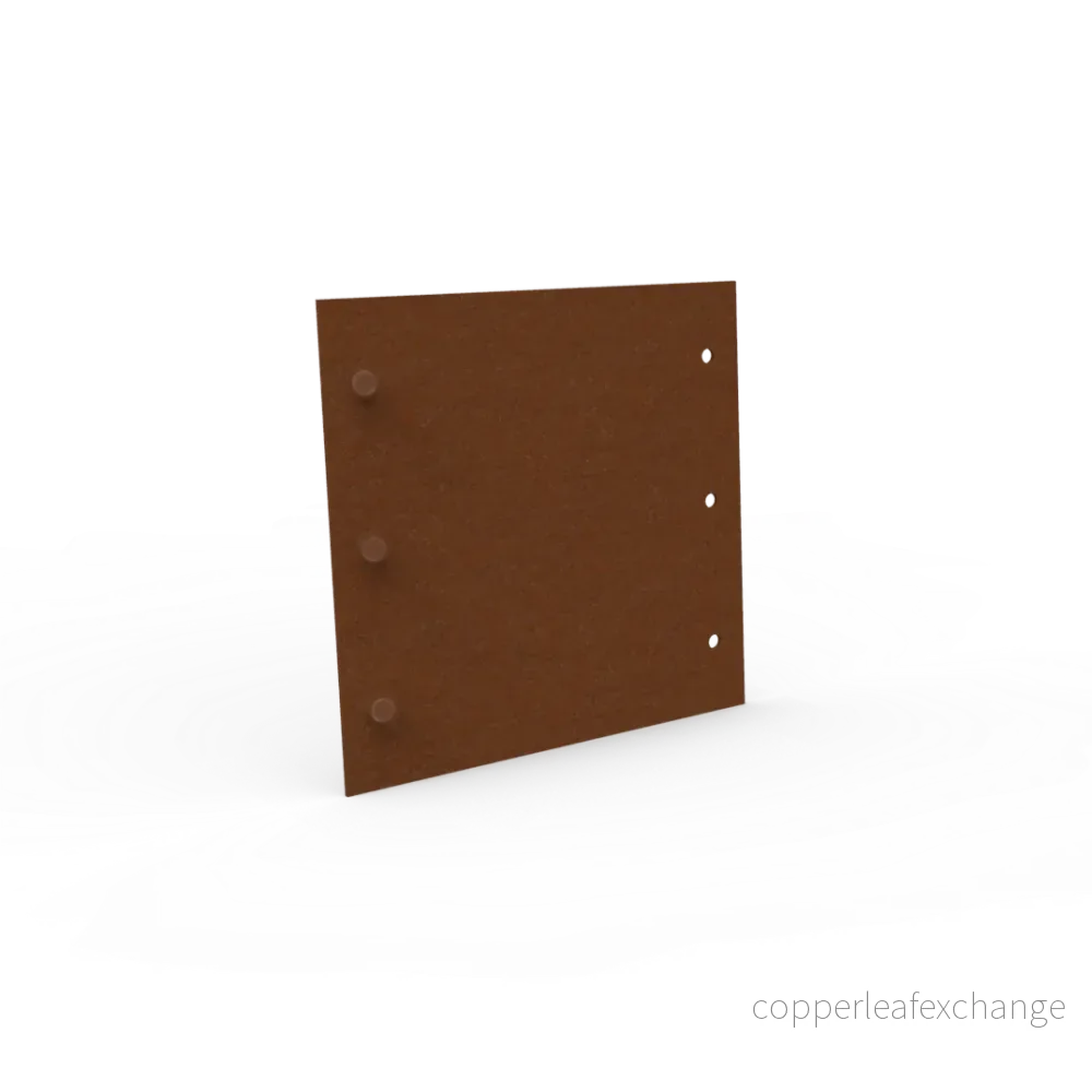 Planteringskant Cortenstål Rak 180×180