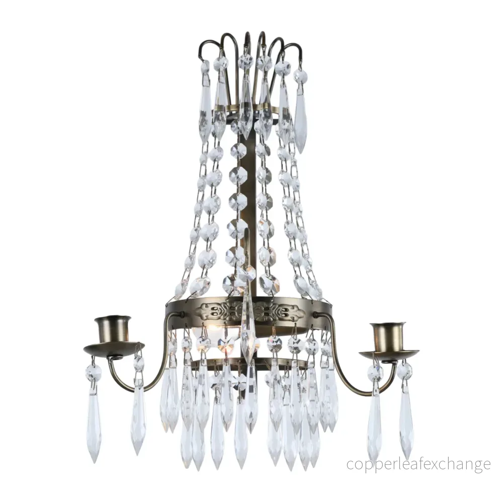 EMPIRE LAMPETT – Antik Mässing. B20xH40xD15 EMPIRE LAMPETT – Antik Mässing. B20xH40xD15